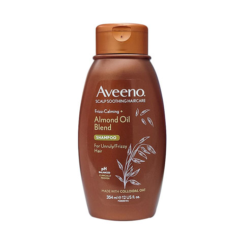 Aveeno Frizz-Calming + Almond Oil Blend Shampoo For Unruly Frizzy Hair 354ml