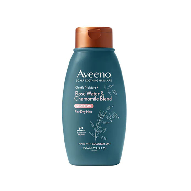 Aveeno Gentle Moisture + Rose Water & Chamomile Blend Shampoo 354ml