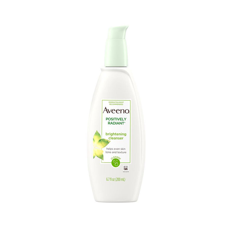 Aveeno Positively Radiant Brightening Cleanser For Face 200ml