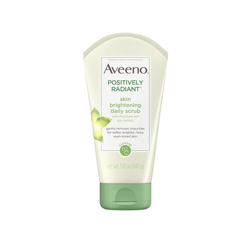 Aveeno Positively Radiant Skin Brightening Daily Face Scrub 140g
