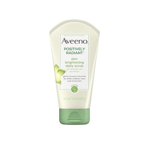 Aveeno Positively Radiant Skin Brightening Daily Face Scrub 140g