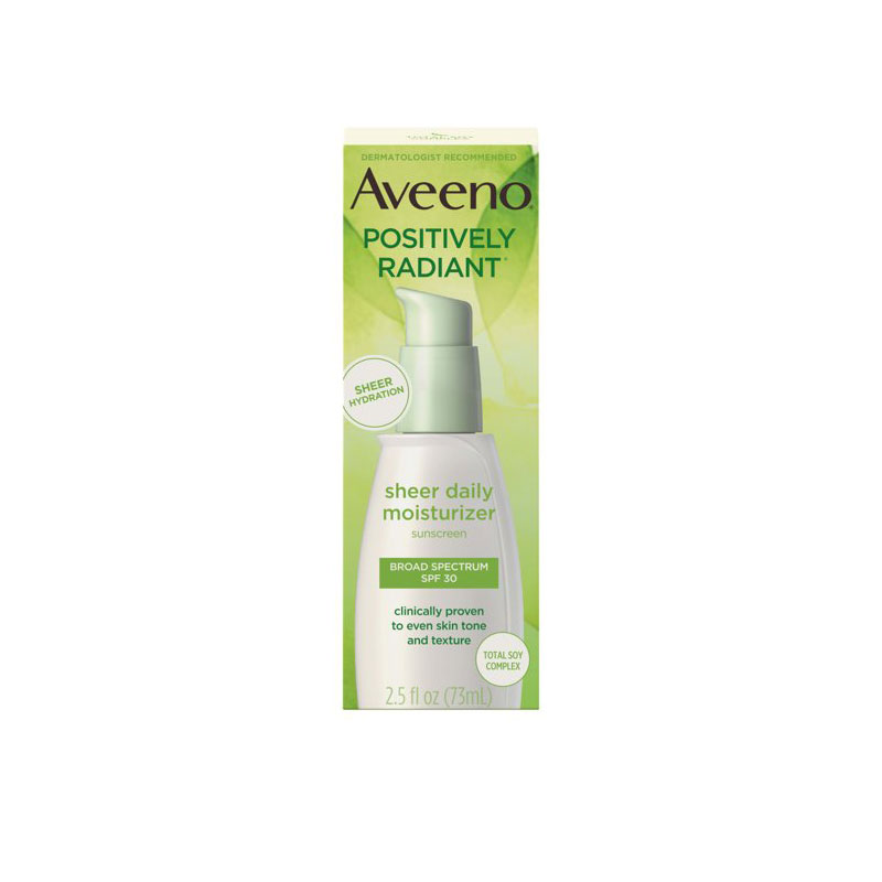 Aveeno Positively Sheer Daily Moisturizer Sunscreen 73ml - SPF 30