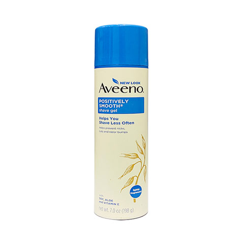 Aveeno Positively Smooth Shave Gel 198g