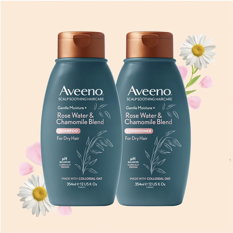 Aveeno Gentle Moisture + Rose Water & Chamomile Blend Conditioner 354ml