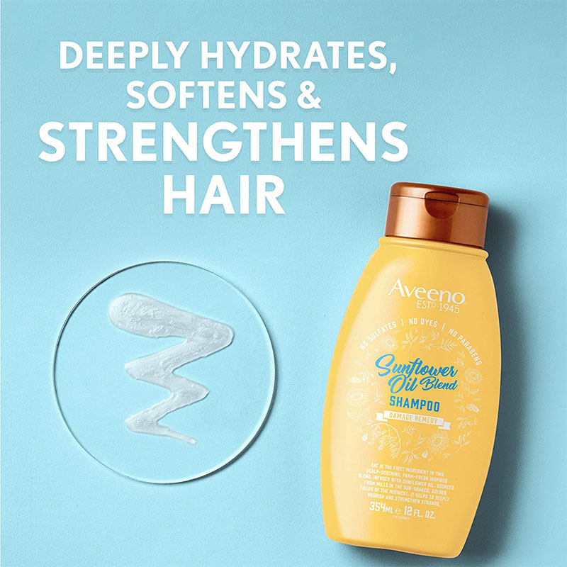 Aveeno Sunflower Oil Blend Damage Remedy Shampoo 354ml