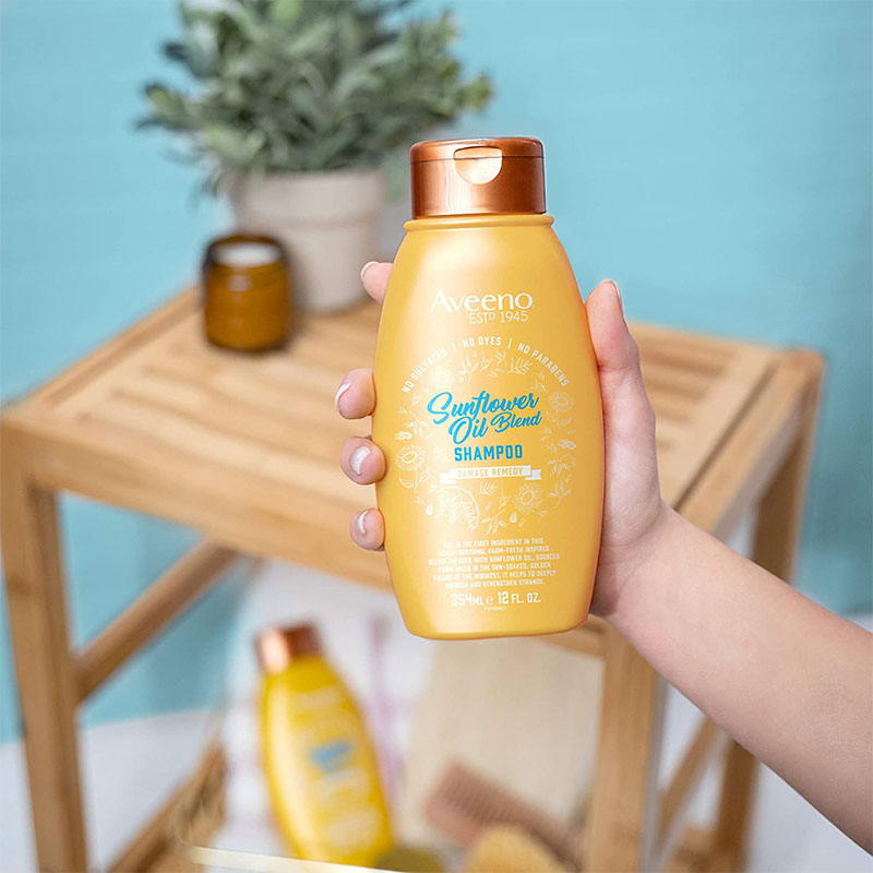 Aveeno Sunflower Oil Blend Damage Remedy Shampoo 354ml