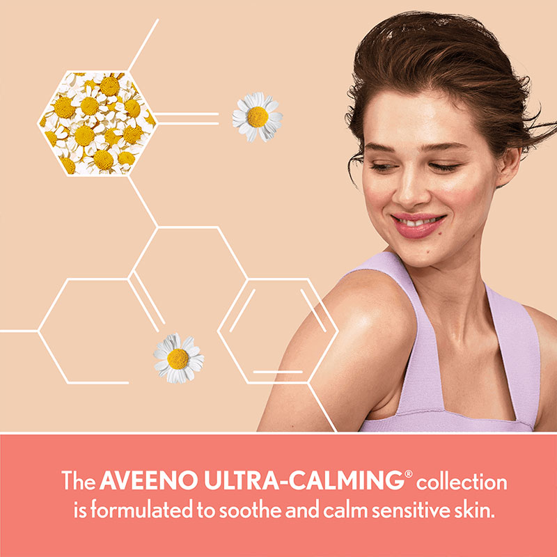 Aveeno Ultra-Calming Fragrance Free Daily Facial Moisturizer Sunscreen 68ml