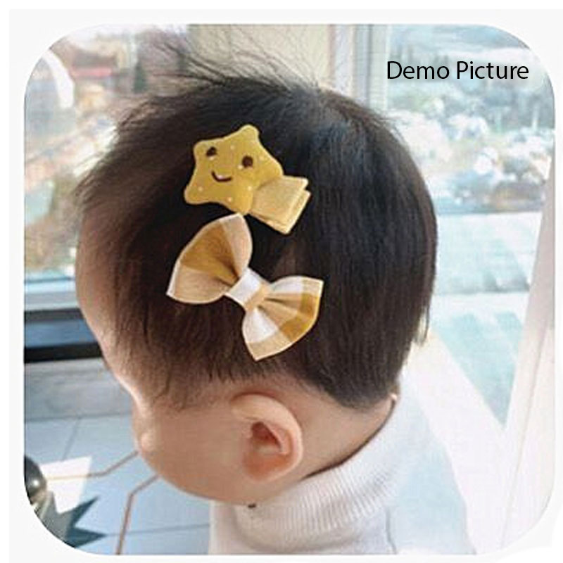Baby Princess Crown Hair Accessories Hairpin Set - Pink
