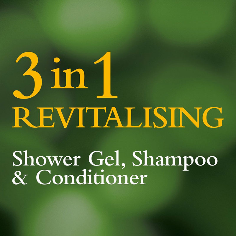 Badedas 3 in 1 Revitalising Shower Gel, Shampoo & Conditioner 200ml
