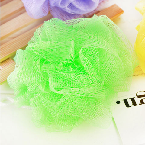 Bath Shower Small Size Sponge Mesh Net Bath Ball - Light Green