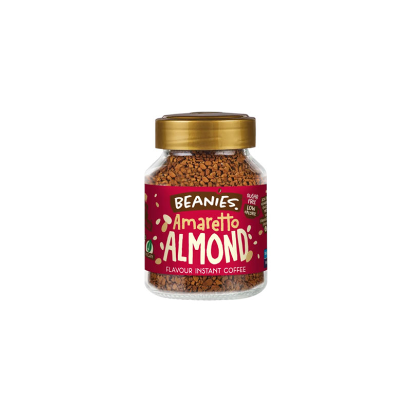 Beanies Amaretto Almond Flavour Instant Coffee 50g