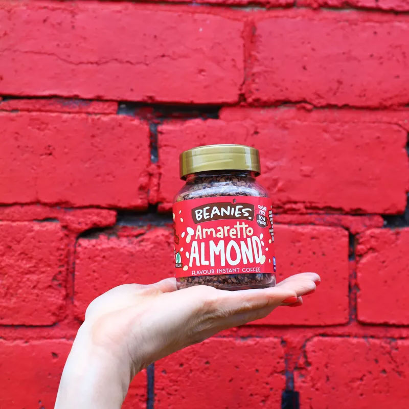 Beanies Amaretto Almond Flavour Instant Coffee 50g