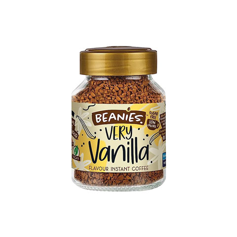 Beanies Very Vanilla Flavour Instant Coffee 50g