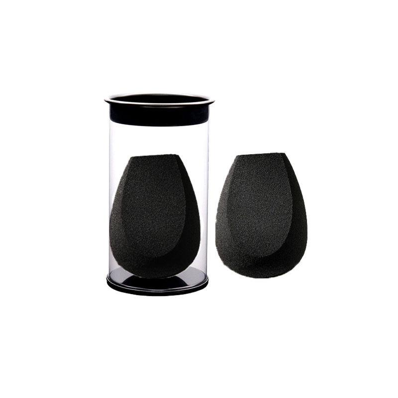 Beauty Black Color Makeup Sponge  - 3Cuts
