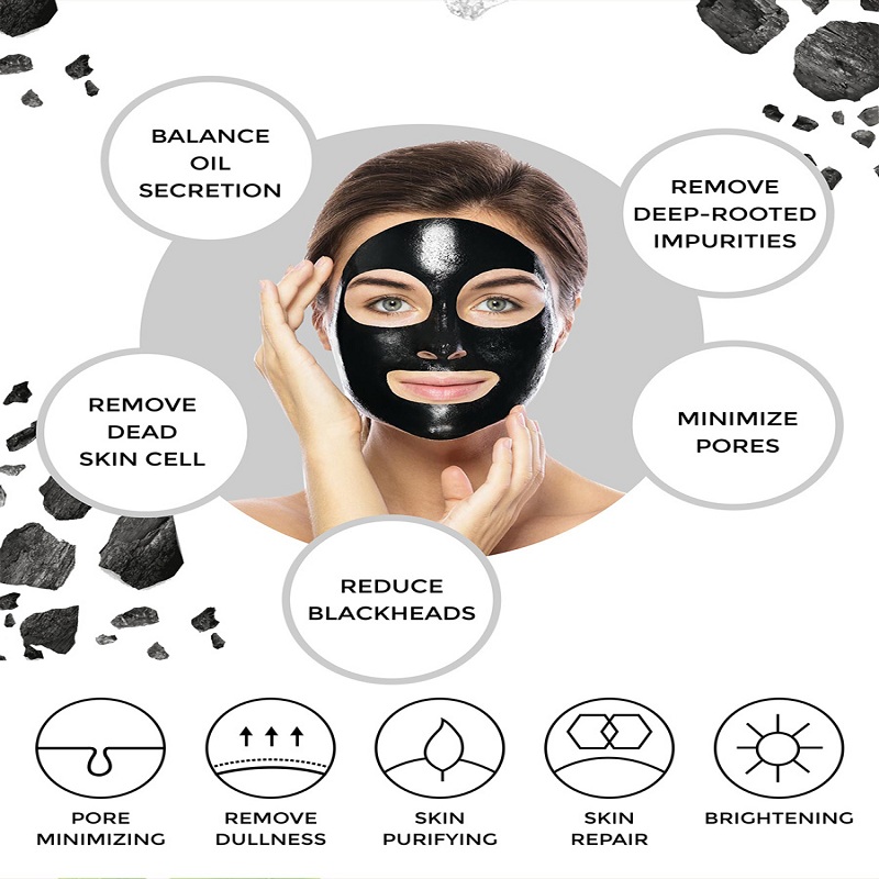 Beauty Formulas 2 Step Deep Absorbing Charcoal Facial Face Mask