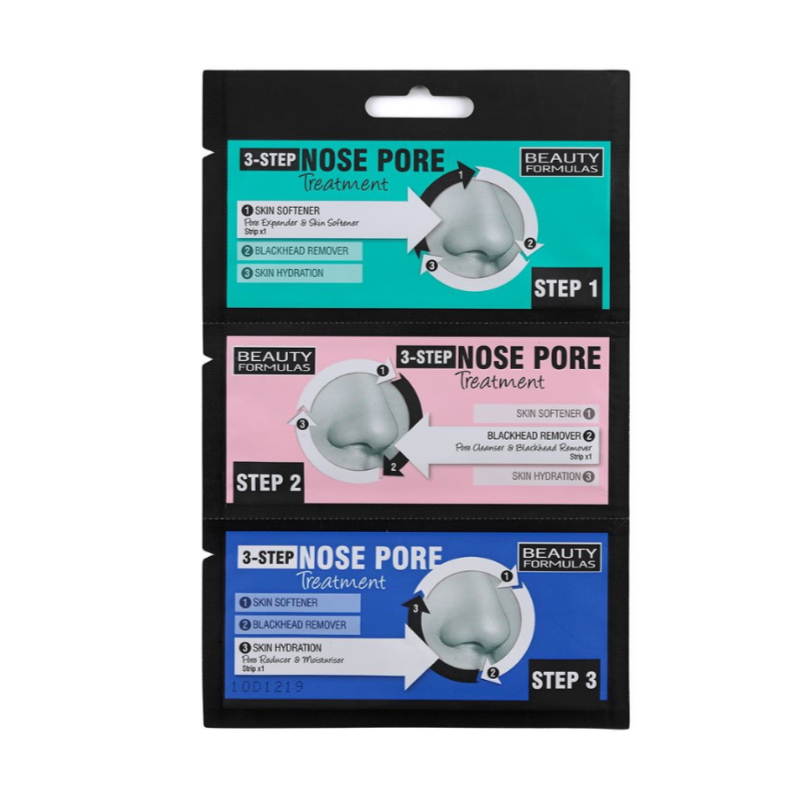 Beauty Formulas 3-Step Nose Pore Treatment