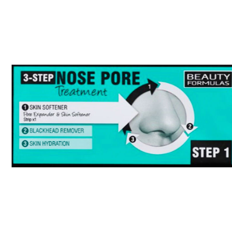 Beauty Formulas 3-Step Nose Pore Treatment