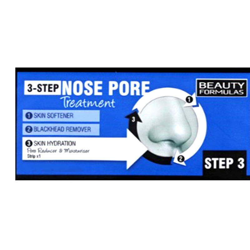 Beauty Formulas 3-Step Nose Pore Treatment