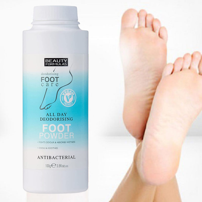 Beauty Formulas All Day Deodorising Foot Powder 100g