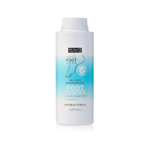 Beauty Formulas All Day Deodorising Foot Powder 100g