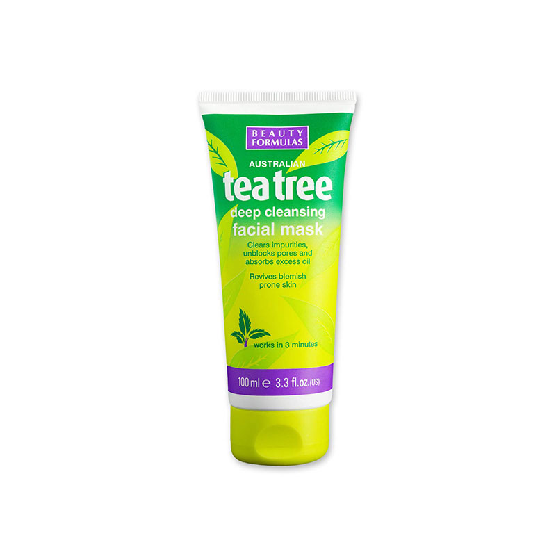 Beauty Formulas Australian Tea tree Deep Cleansing Facial Mask 100ml