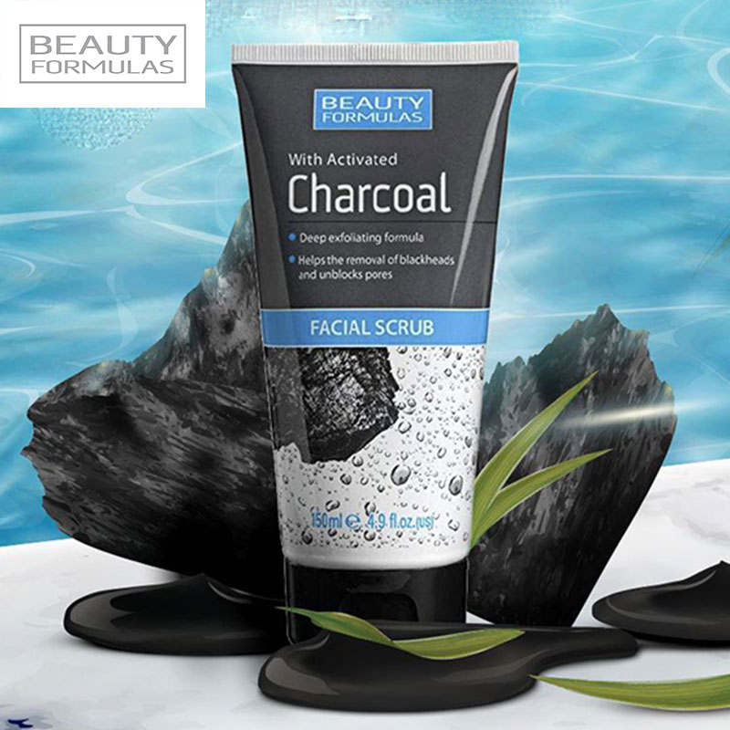 Beauty Formulas Charcoal Facial Scrub 150ml
