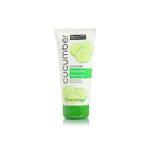 Beauty Formulas Cucumber Cool Moist Invigorating Facial Scrub 150ml