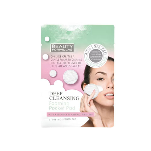Beauty Formulas Deep Cleansing Foaming Pocket Pad