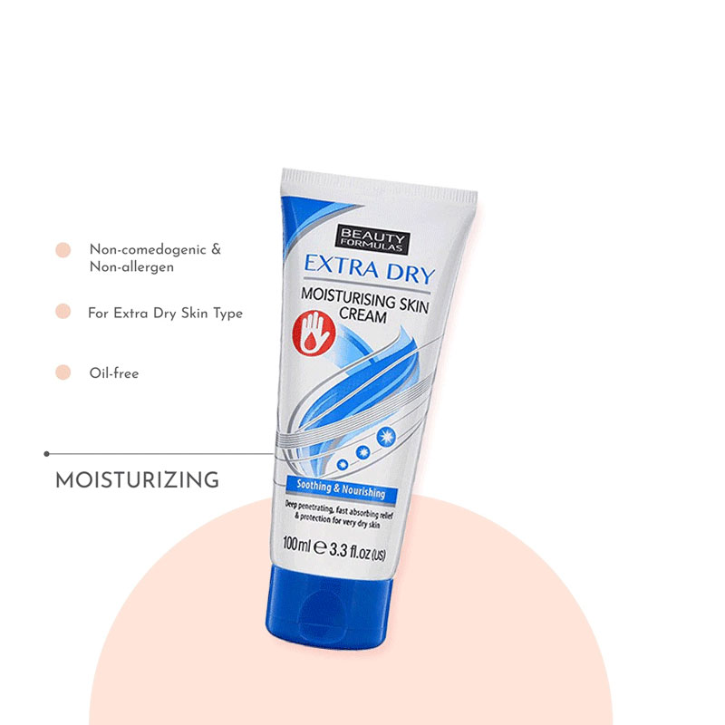 Beauty Formulas Extra Dry Moisturising Skin Cream 100ml