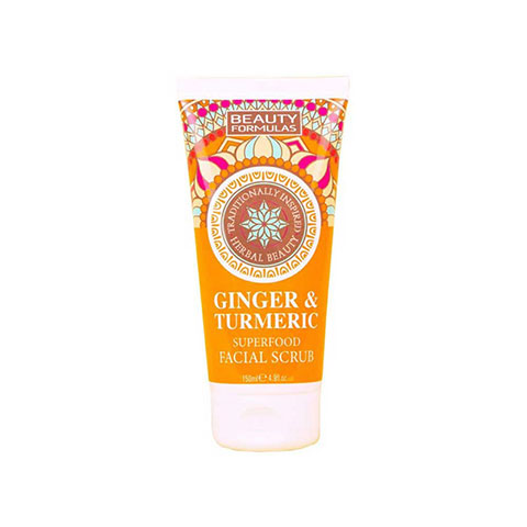 Beauty Formulas Ginger & Turmeric Superfood Facial Scrub 150ml