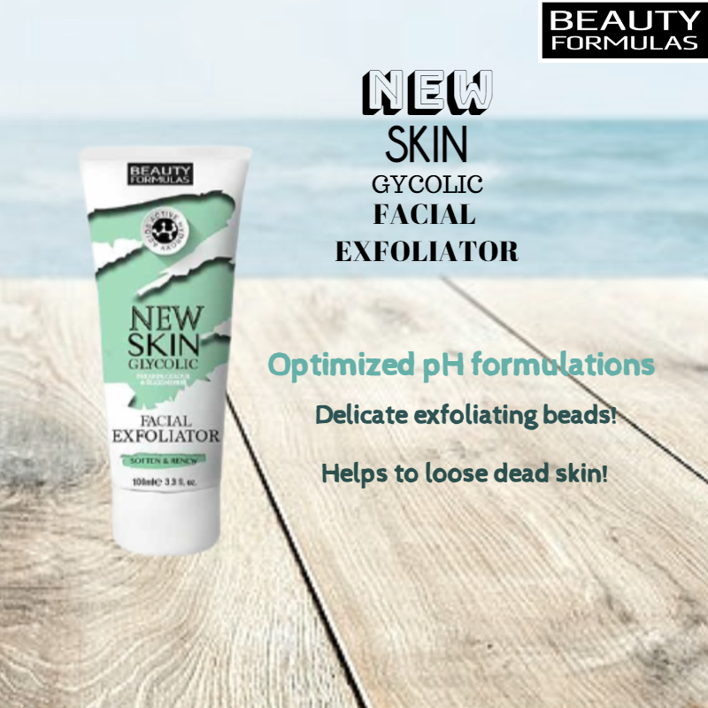 Beauty Formulas New Skin Glycolic Facial Exfoliator 100ml