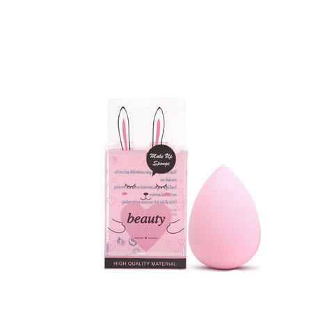 Beauty Teardrop Shape Makeup Sponge - Light Pink