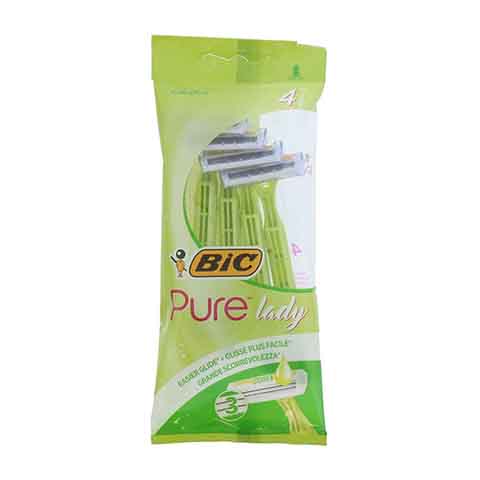 Bic Pure Lady 4 Disposable Razors - 4 Razors (6984)