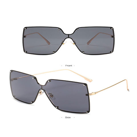 Big Frame Square Ocean Lens Sunglasses