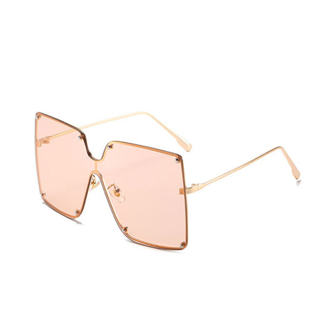 Big Frame Square Ocean Lens Sunglasses