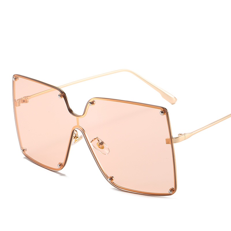Big Frame Square Ocean Lens Sunglasses