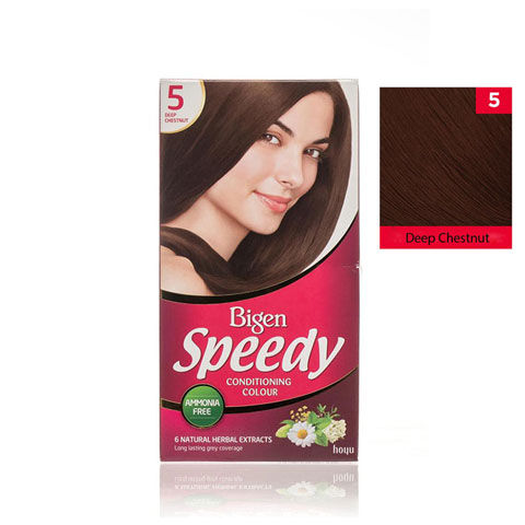 Bigen Speedy Conditioning Hair Colour - 5 Deep Chestnut