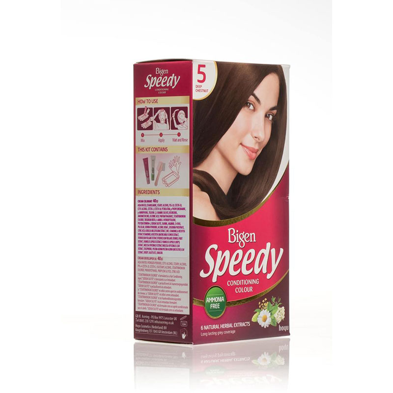 Bigen Speedy Conditioning Hair Colour - 5 Deep Chestnut