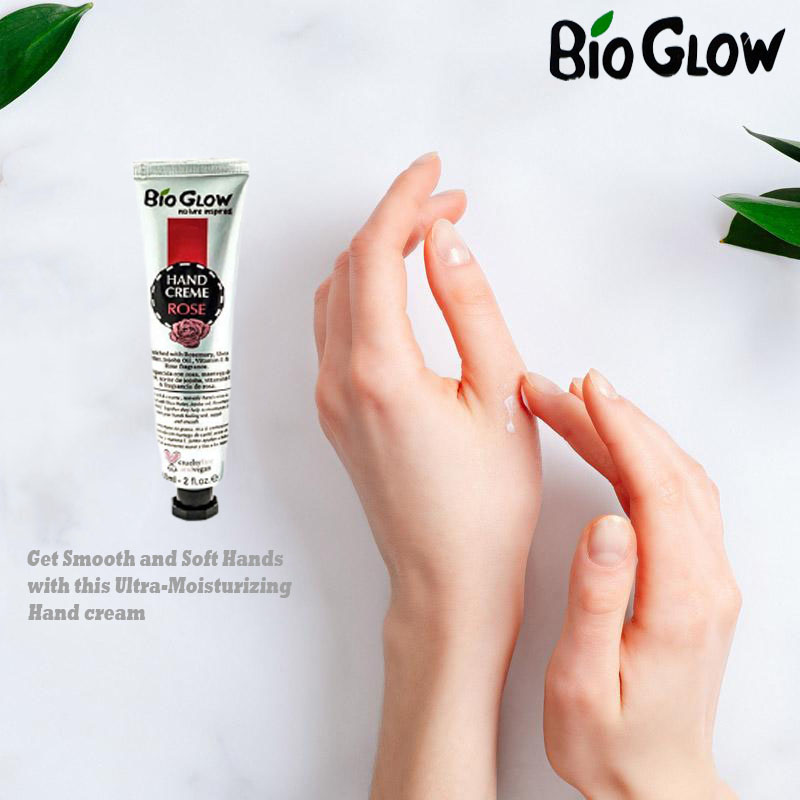Bio Glow Hand Cream 60ml - Rose