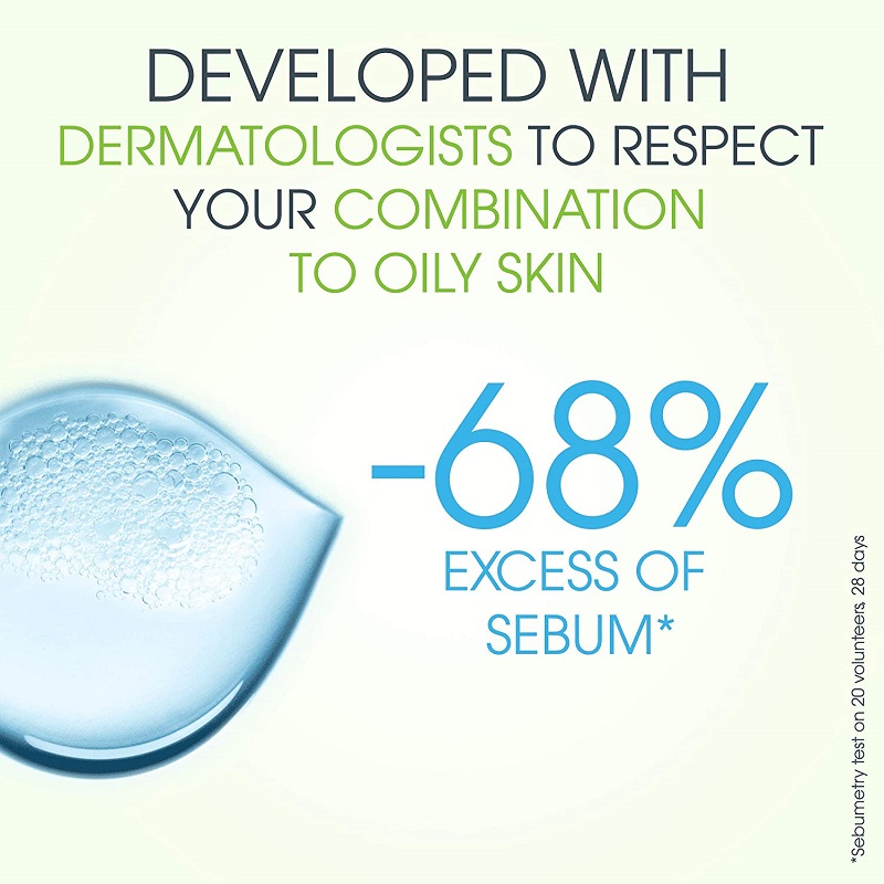 Bioderma Sebium Gel Moussant Purifying Cleansing Foaming Gel for Combination to Oil Skin 500ml