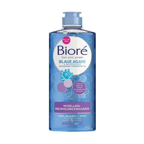 Biore blue Agave & Baking Soda Micellar Cleansing Water 300ml