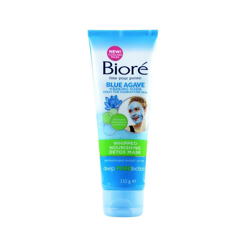Biore Blue Agave + Baking Soda Whipped Nourishing Detox Mask 110g