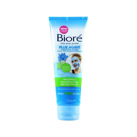 Biore Blue Agave + Baking Soda Whipped Nourishing Detox Mask 110g