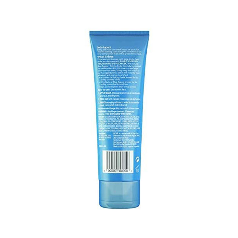 Biore Blue Agave + Baking Soda Whipped Nourishing Detox Mask 110g