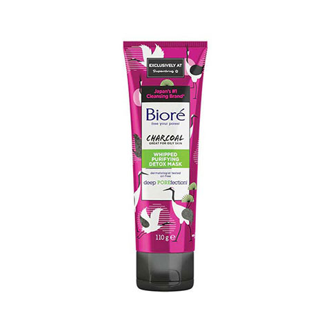 Biore Charcoal Whipped Purifying Detox Mask 110g