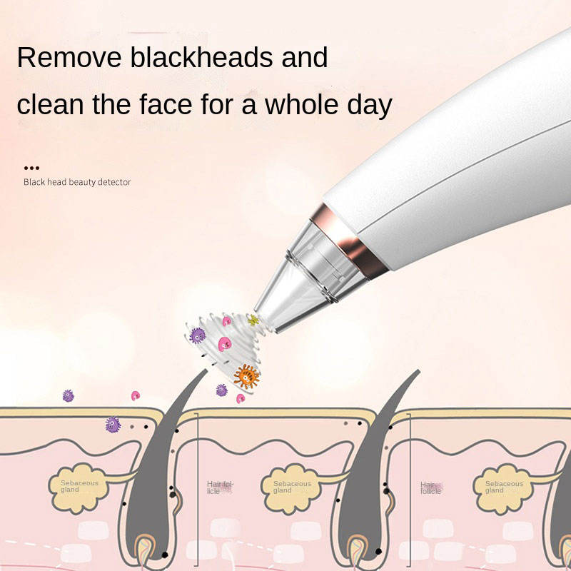 Blackhead Remover Electric Instrument With 3Pcs Replacement Head