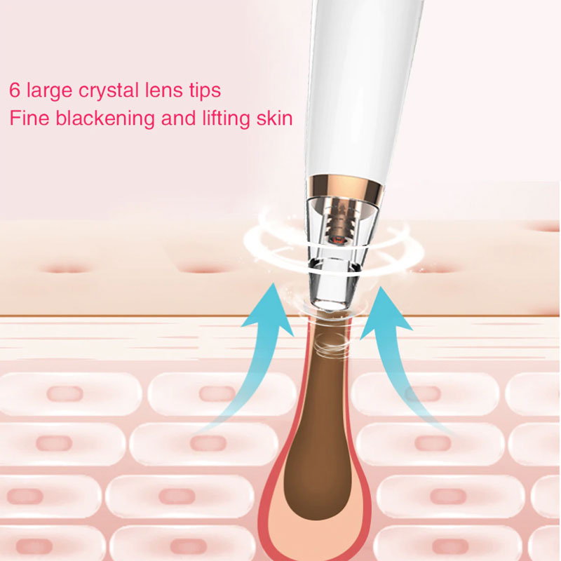 Blackhead Remover Electric Instrument With 3Pcs Replacement Head