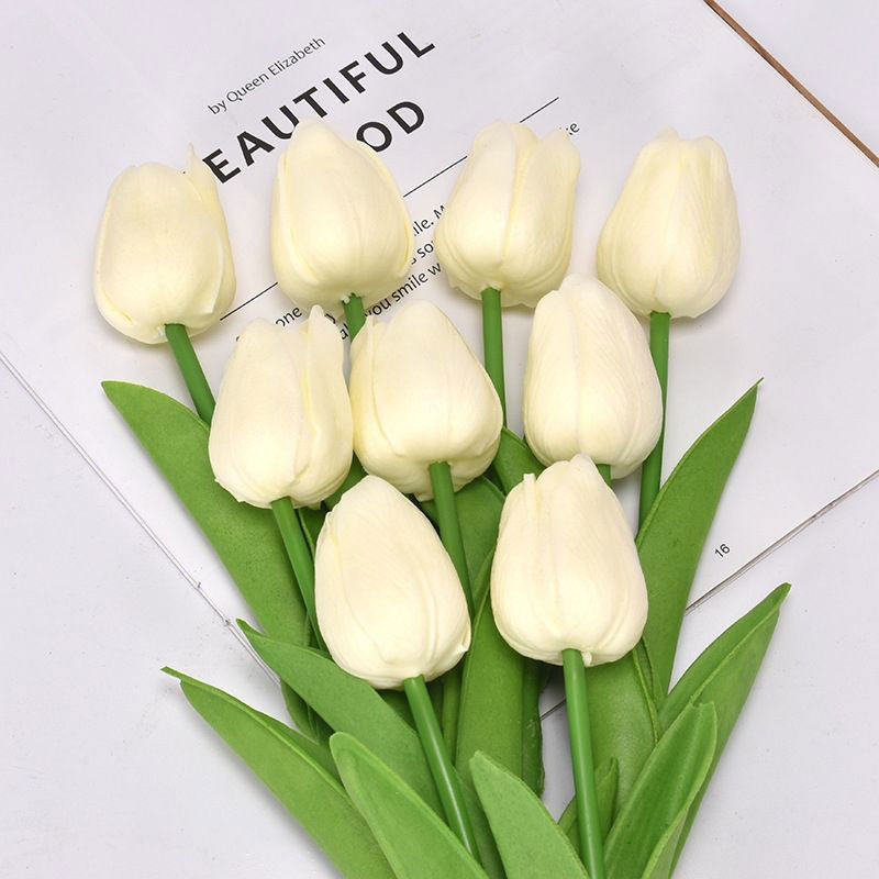 Bobo Transparent Plastic Balloon With Lighting Tulip Flower