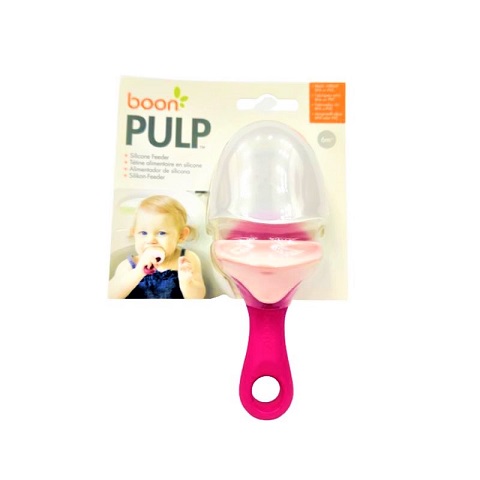 Boon Pulp Silicone Feeder 6m+ - Pink