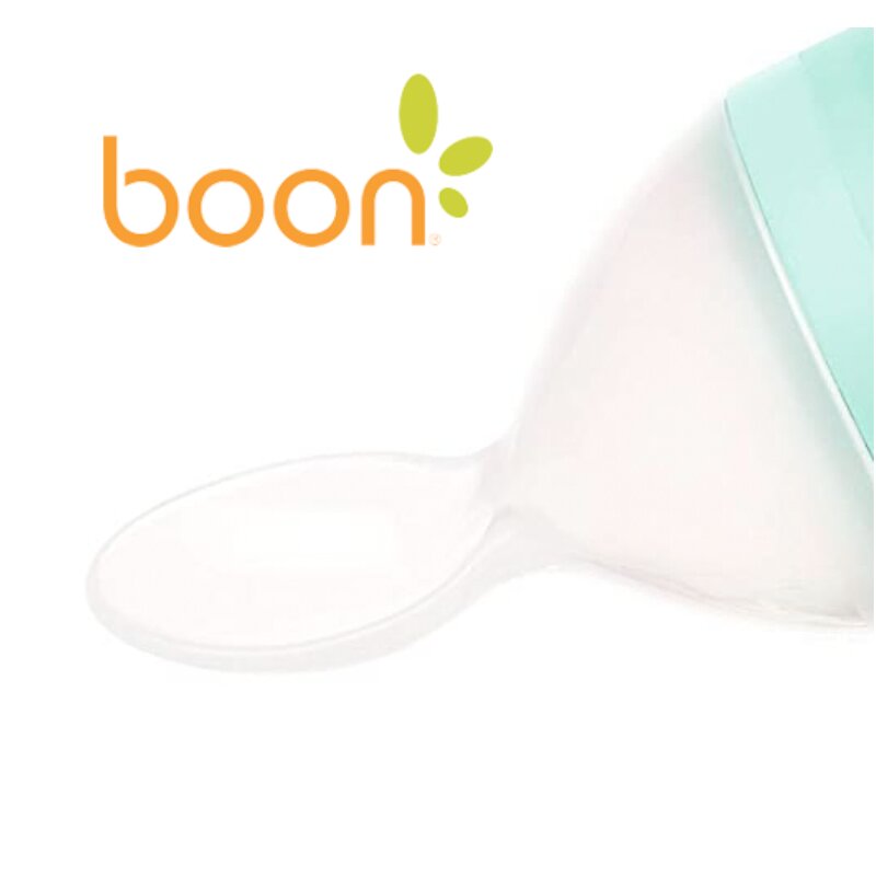 Boon Squirt Silicone Baby Food Dispensing Spoon - Mint